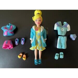 Vintage Polly Pocket Doll with Clothes